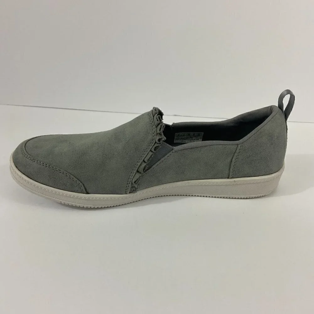 Skechers Women's Slip-on Classic Fit Shoes Air Cooled Memory Foam Grey Size 9